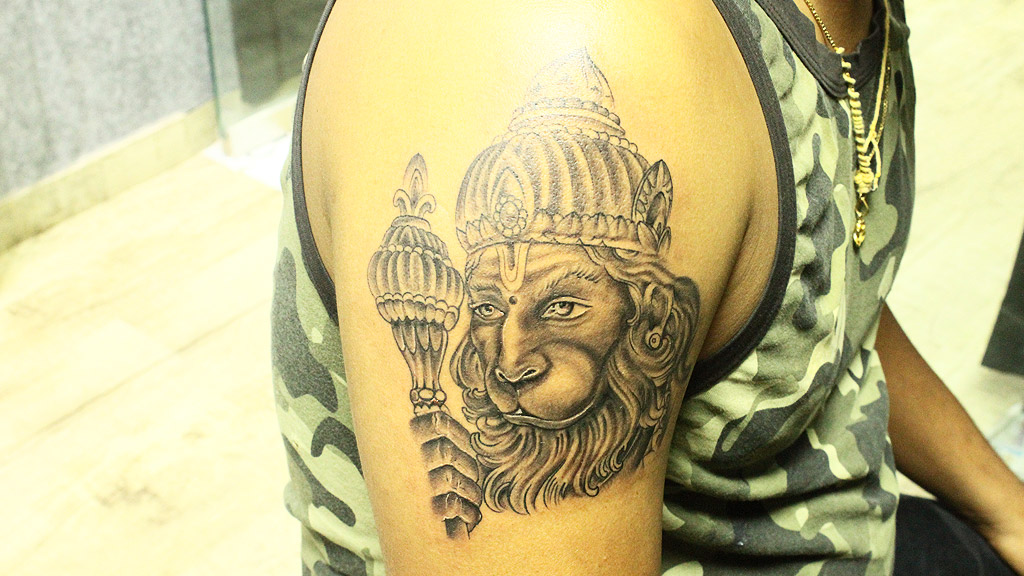 Spiritually Rich Lord Hanuman Tattoo Show your true spiritual side and  devotion of Lord Hanuman by inking the almighty tattoo on your… | Instagram
