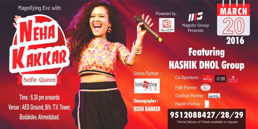 Enjoy Live Concert of Neha Kakkar & Nasik Dhol Group with Black Poison Tattoos